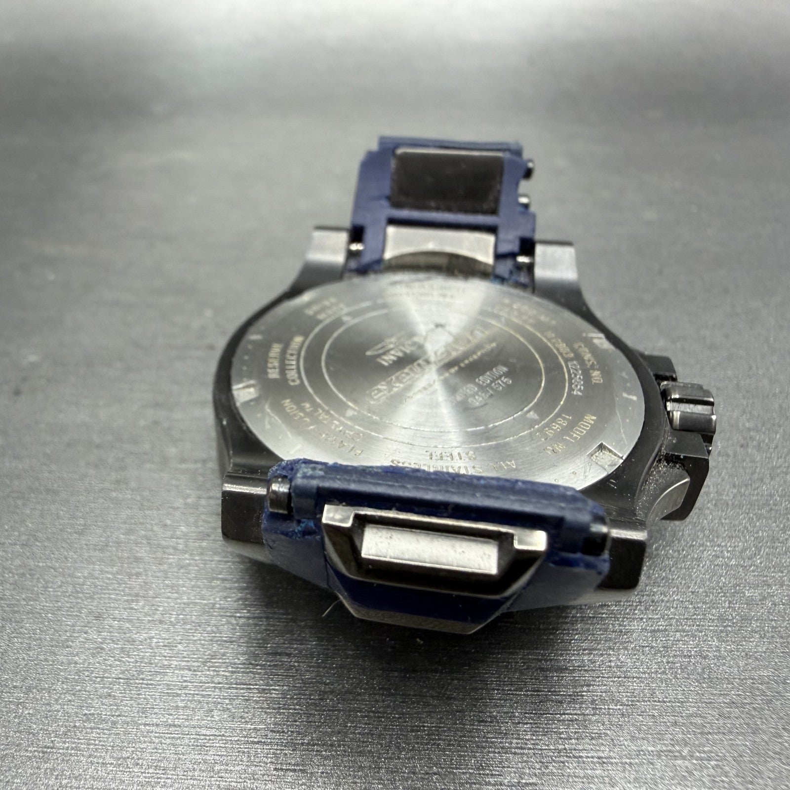 Invicta Excursion Chronograph Watch Women 40mm Blue Dial Daydate 18692 PARTS11