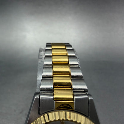 Seiko SQ Watch Women 25mm Silver Dial Two Tone Daydate Round 2A230039 NewBat 994