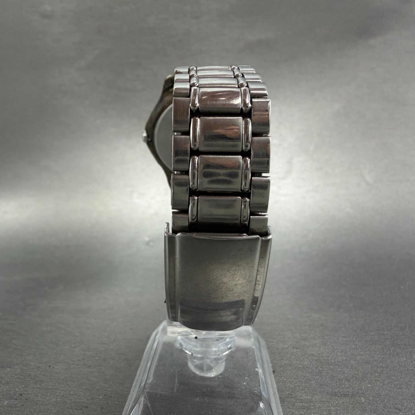 Seiko Watch Men 35mm White Dial Silver Tone Date Round 7N32-0150 New Battery7