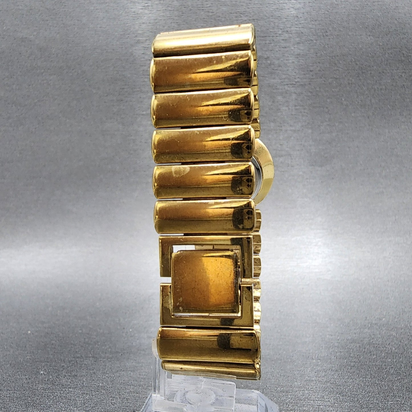 Seiko Watch Women 24mm Gold Dial Gold Tone Round 1N000B59 New Battery7