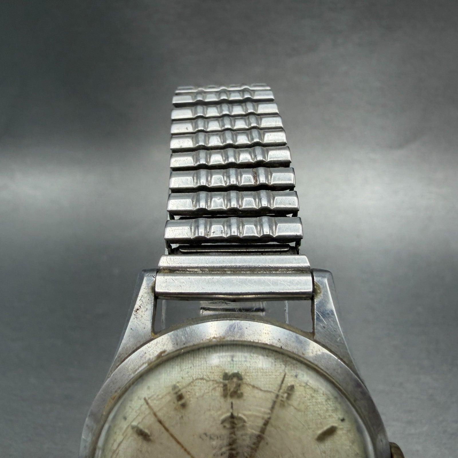 Orient Star Dynamic Watch Men 33mm White Dial Silver Tone Round VTG PARTS5