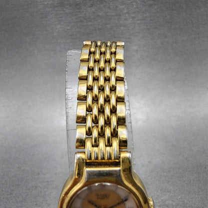 Seiko Watch Women 19mm White Dial Gold Tone Round V4010289 New Battery4