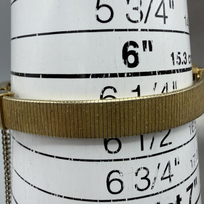 Seiko Watch Women 16mm Silver Dial Gold Tone Octagon 2Y00-5049 New Battery10