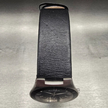 Skagen Aktiv Watch Men 38mm Black Dial Silver Tone Date Round SKW6039 New Batt4