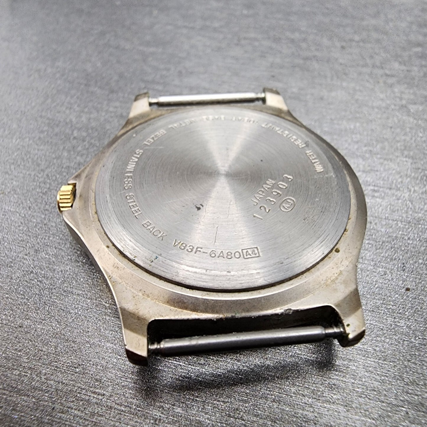 Seiko Alba Field Gear Watch Men 35mm Cream Dial Two Tone Daydate Month Day night7