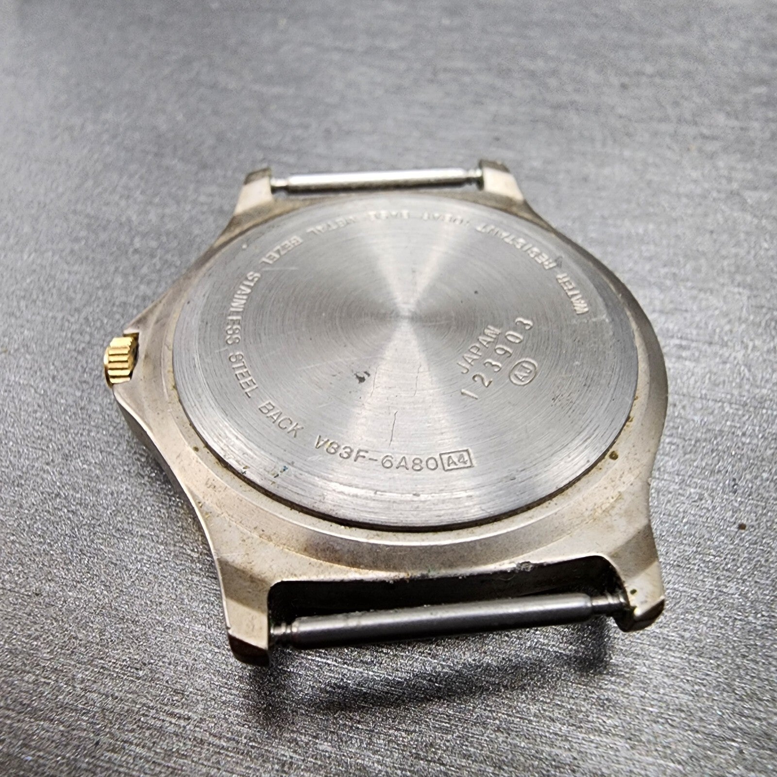 Seiko Alba Field Gear Watch Men 35mm Cream Dial Two Tone Daydate Month Day night7