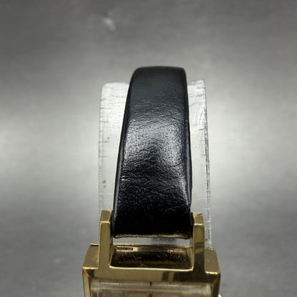 Rado Watch Women 15mm Champange Dial Gold Tone Rectangle Manual Wind Runs 53444