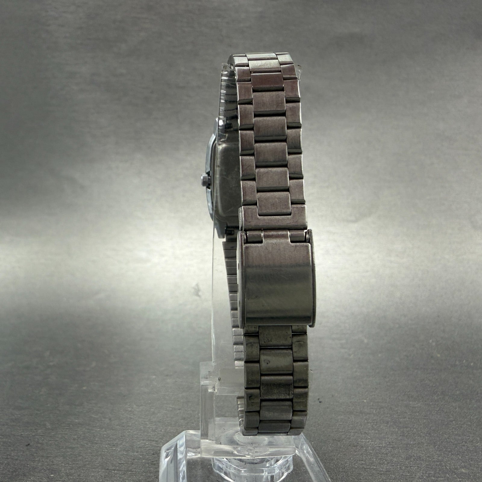 Casio Tank Watch Women 19mm Silver Dial Silver Tone Rectangle LQ-332 New Battery7