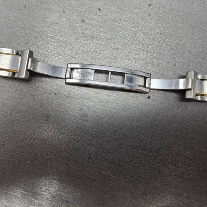 MovadoVerso Bracelet 11mm Two Tone Stainless Steel Butterfly Clasp 85-G4-82513