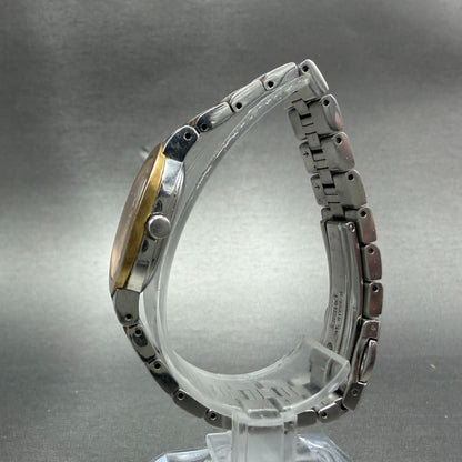 Seiko Lukia Watch Women 21mm MOP Dial Two Tone Oval 1F21-0AZ0 New Battery6