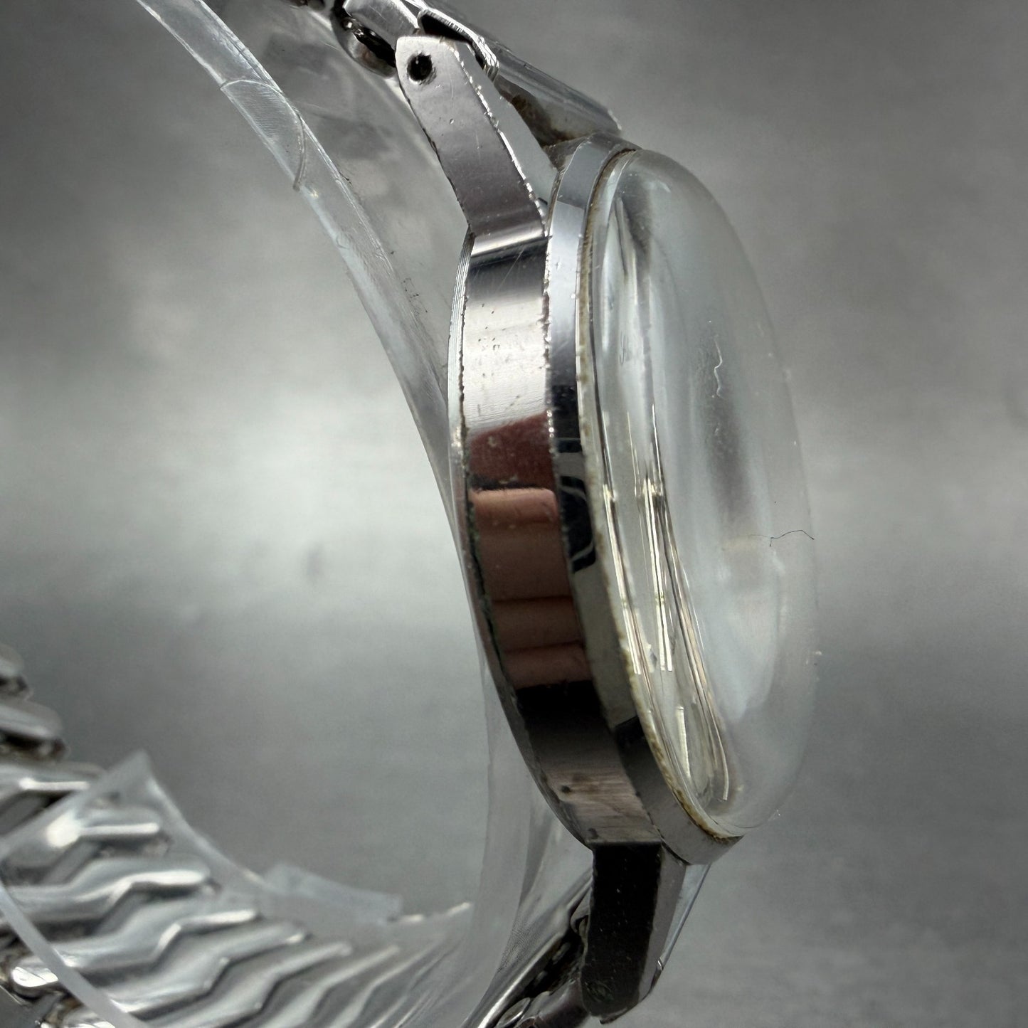 Seiko School Time Watch Men 33mm Silver Dial Silver Tone Manual 6640-9990 PARTS4