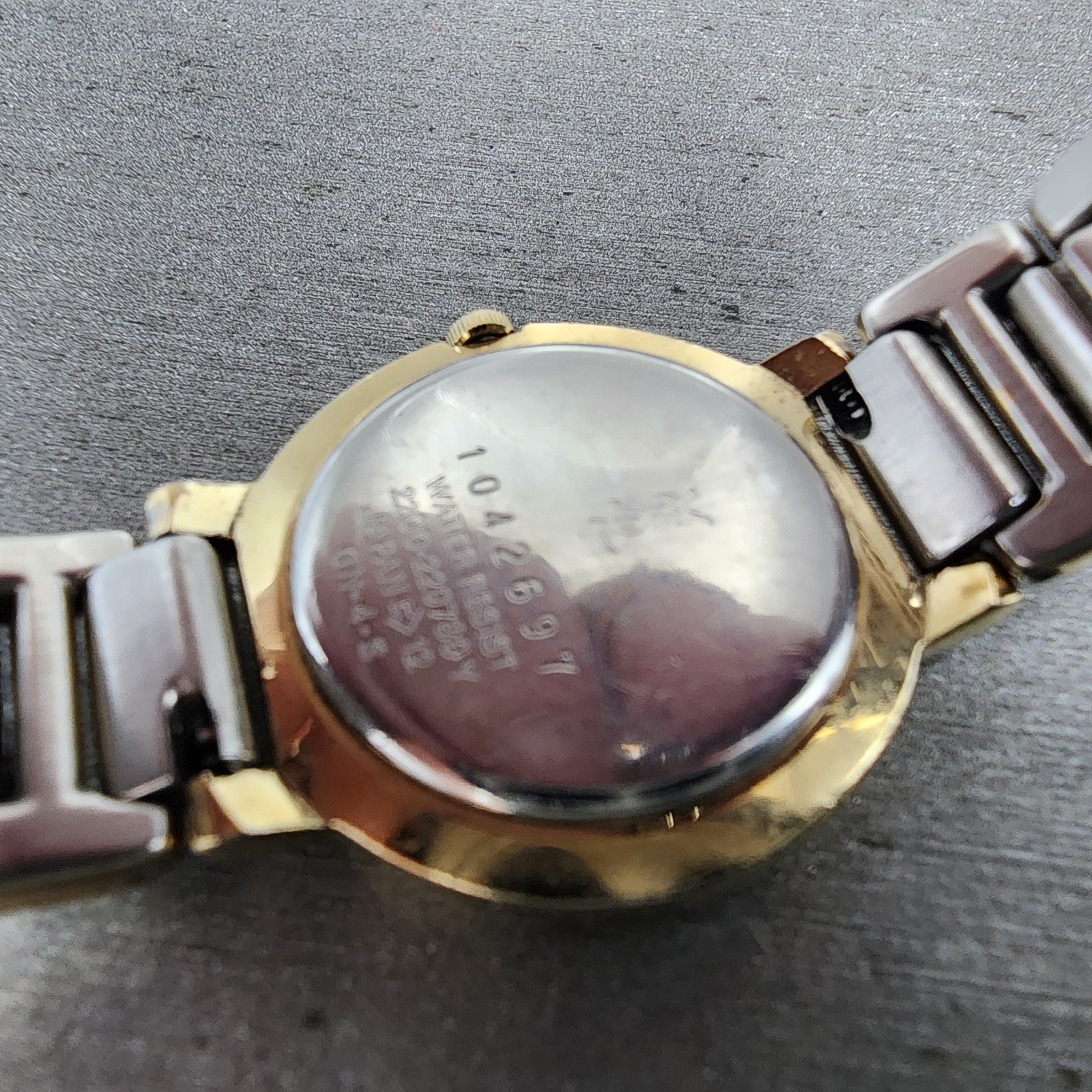 Yves Saint Laurent Watch Women 24mm Black Dial Two Tone Round 2200229789 PARTS10