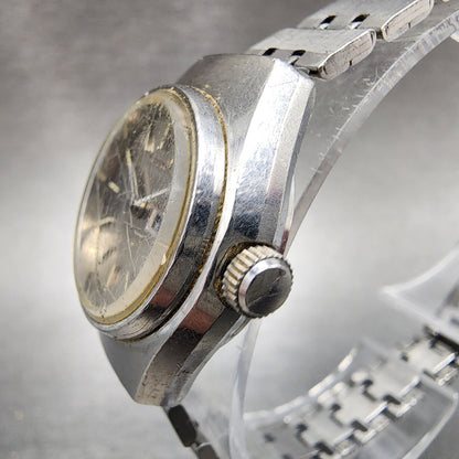 Seiko Automatic Watch Women 25mm Silver Dial Steel Daydate Round 22060040 READ2