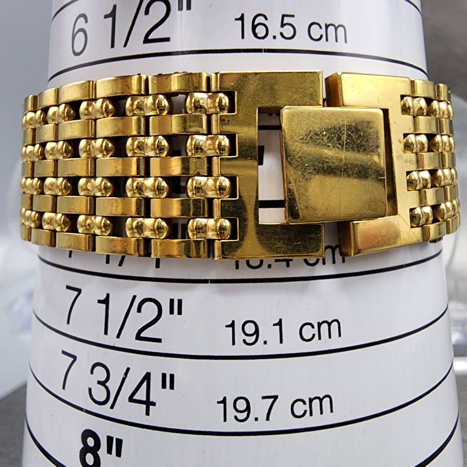 Citizen CQ Tank Watch Men 25mm Black Dial Gold Tone Octagon New Battery10