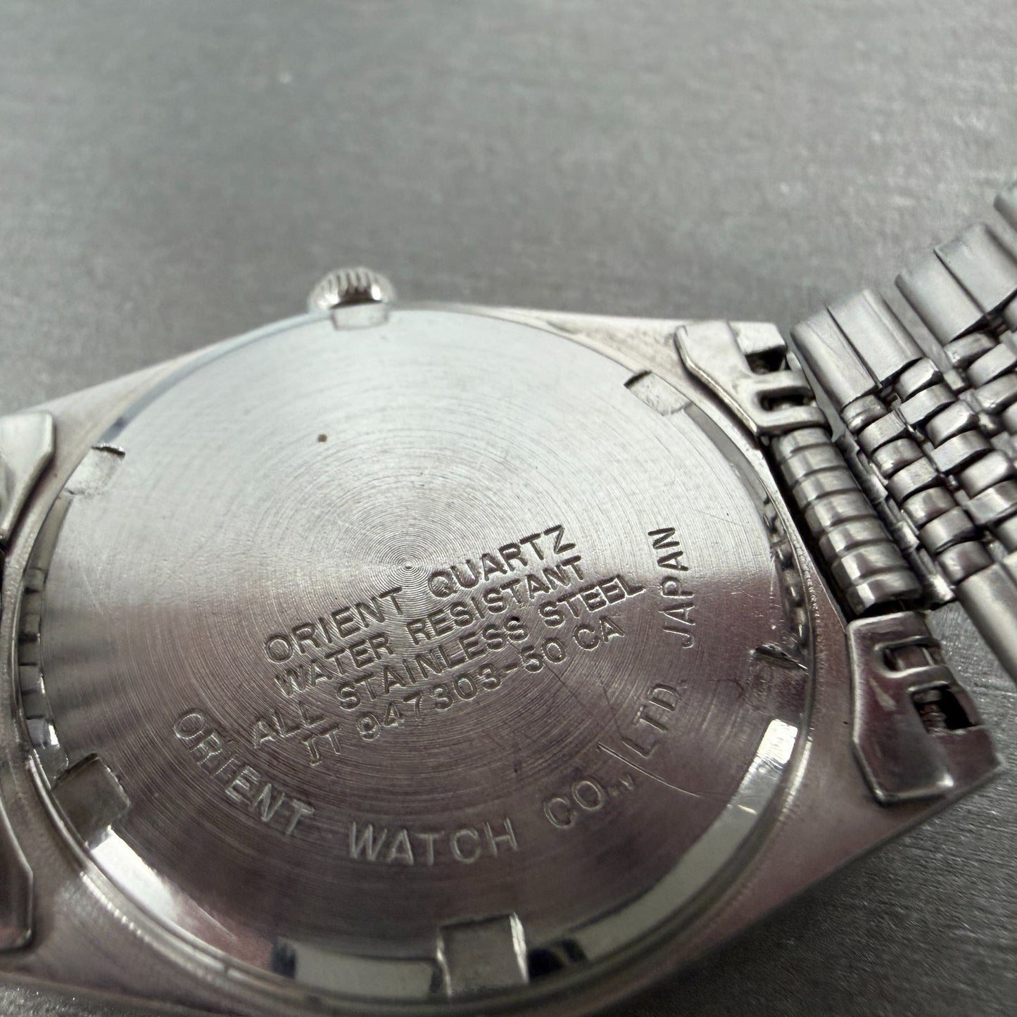 Orient Swimmer Watch Unisex 32mm Silver Dial Silver Tone Date Round New Battery9