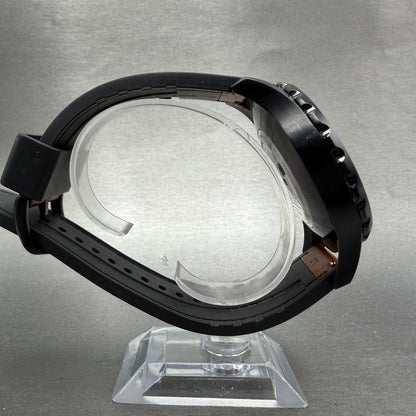 Fossil Q Hybrid Smartwatch Nate Watch Men 50mm Black Dial Black FTW1114 New bat8