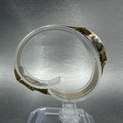 Seiko Watch Women 19mm Champagne Dial Gold Tone Round 1400-0079 New Battery8