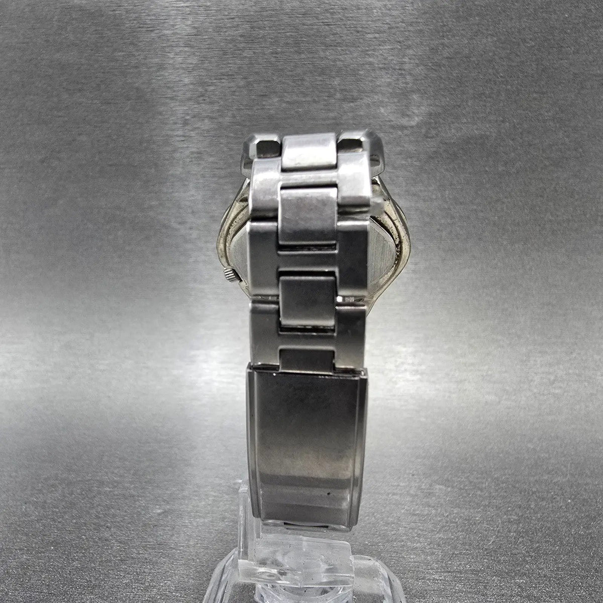 Pulsar Spoon Watch Women 32mm Blue Dial Silver Oval Date V782-5B00 New Battery7