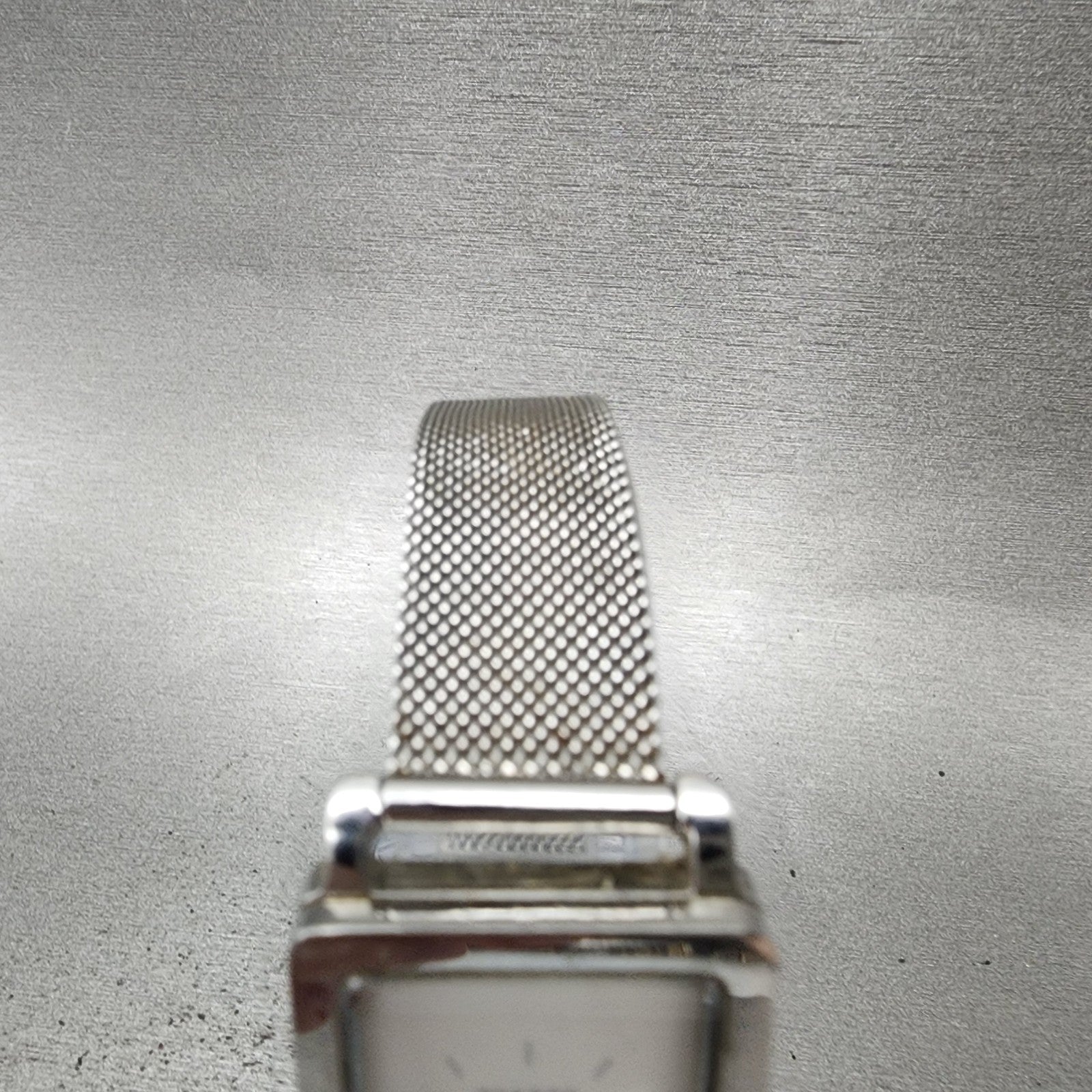 Skagen Hagen Tank Watch Women 22mm Silver Dial Silver Tone Rectangle New Batt4
