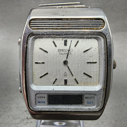 Seiko Analog Digital Watch Men 32mm White Dial Steel H2595010 PARTS2