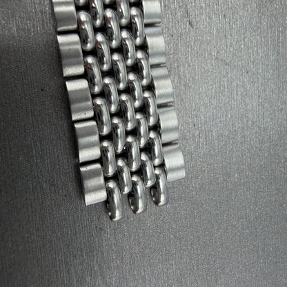 Seiko Beads Of Rice Bracelet 18mm Stainless Steel Japan Vintage NO ENDLINKS7