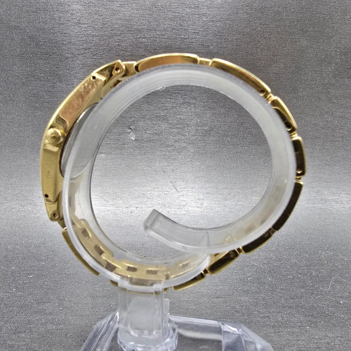 Tissot T-Trend Watch Women 23mm MOP Dial Gold Tone Round New Battery G349 VTG6