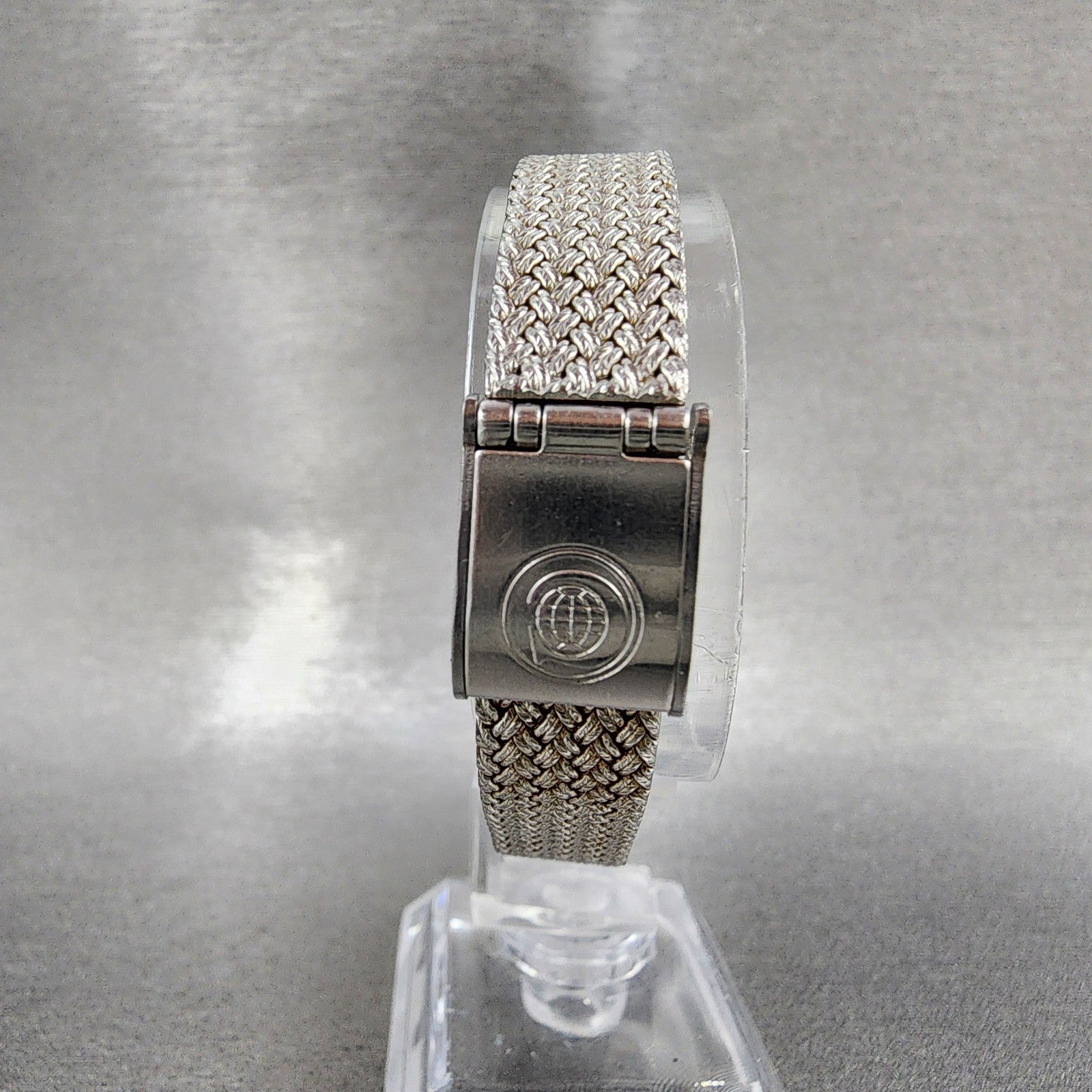 Cyma Watch Women 21mm Silver Dial Silver Tone Oval 706 Mesh Band PARTS8