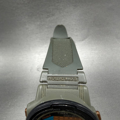 Timex Expedition Watch Men 44mm Digital Green Tone Alarm Chrono New Battery VTG4