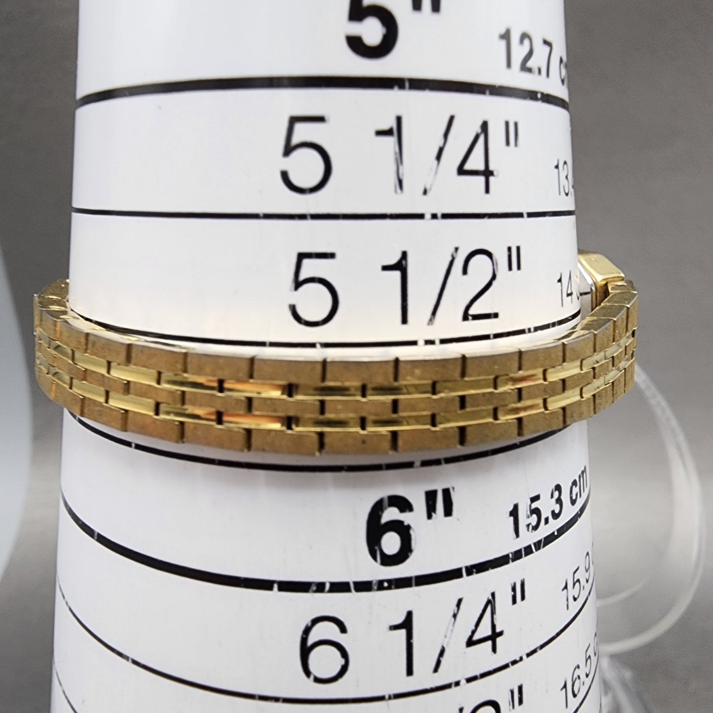 Citizen CQ Tank Watch Women 13mm Black Dial Gold Tone 5421S18531 New Batt10