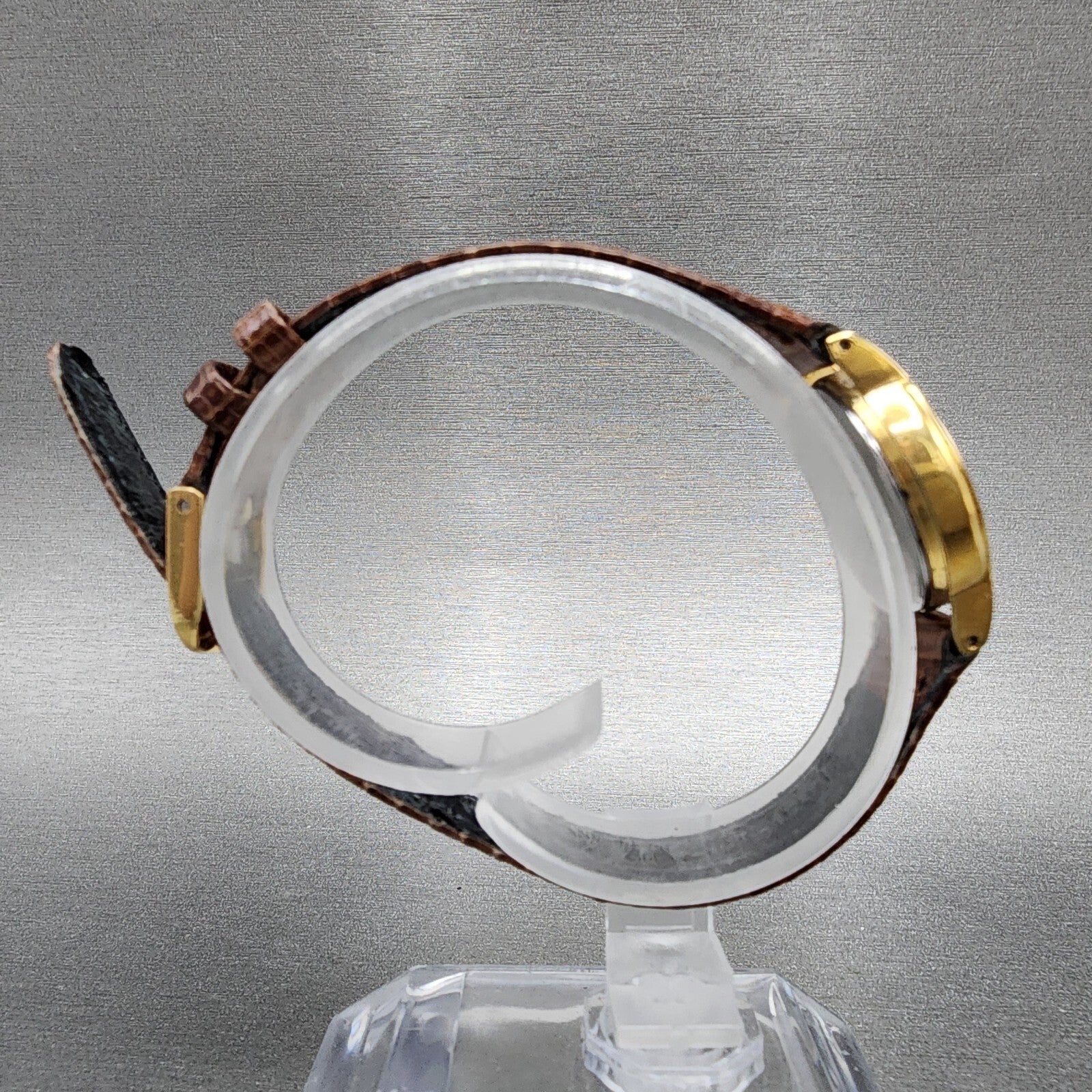 VTG Seiko Watch Women 23mm Gold Dial Gold Tone Round 2C210340 New Battery8