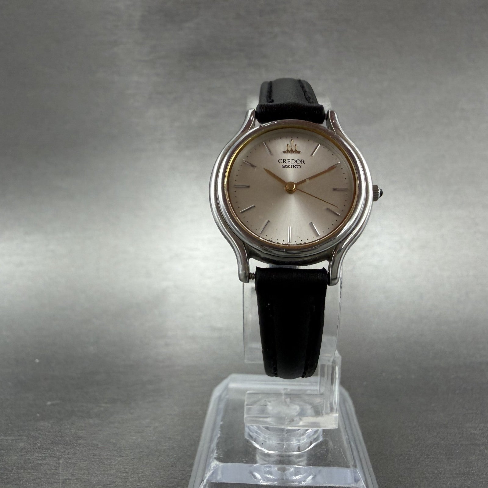 Seiko Credor Watch Women 24mm Silver Dial Silver Tone 4J81-0A40 New Battery5