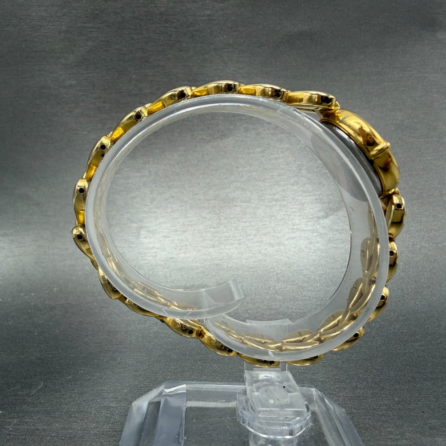 Seiko Lucent Watch Women 20mm Champagne Dial Gold Tone Round 4N21-0480 New Batt8