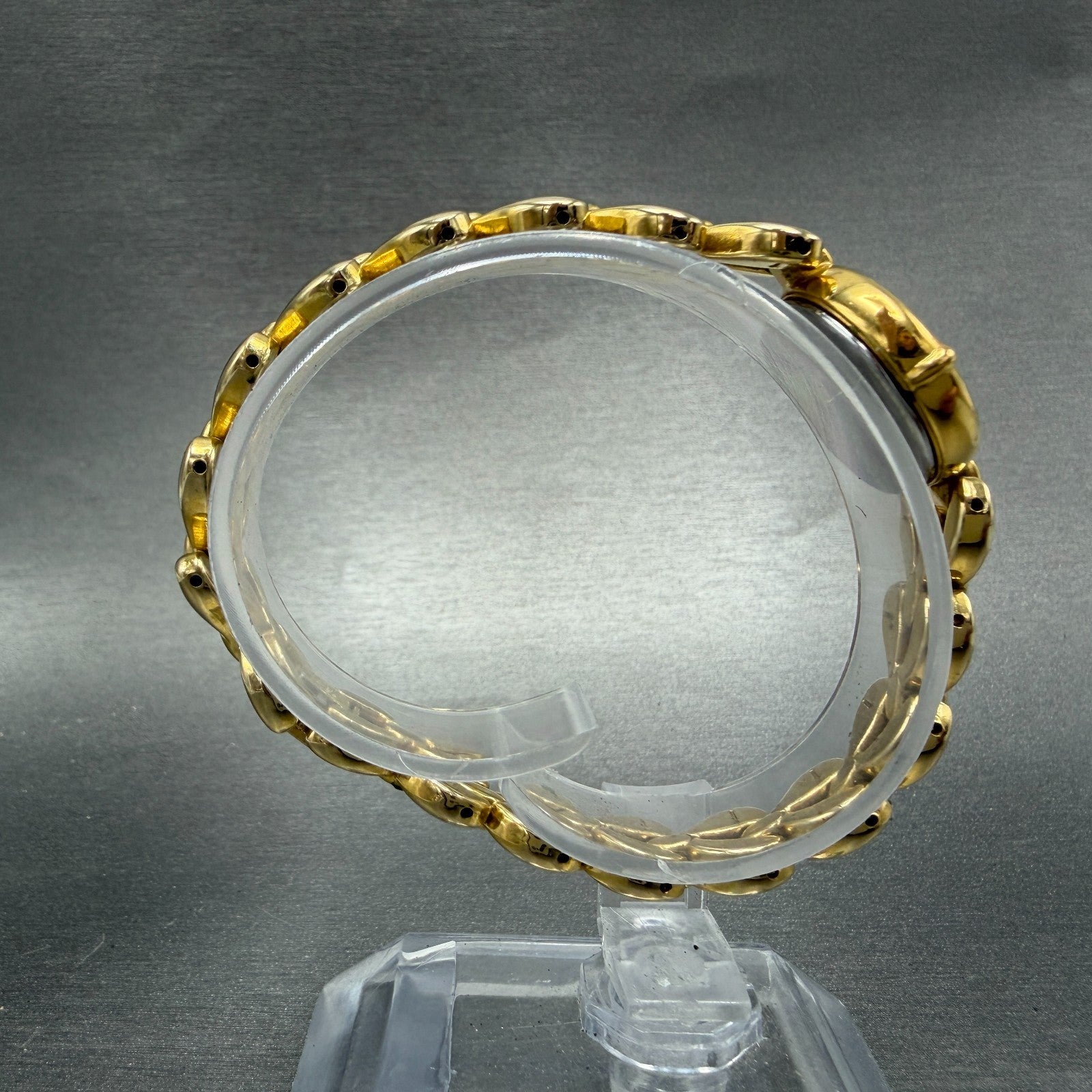 Seiko Lucent Watch Women 20mm Champagne Dial Gold Tone Round 4N21-0480 New Batt8