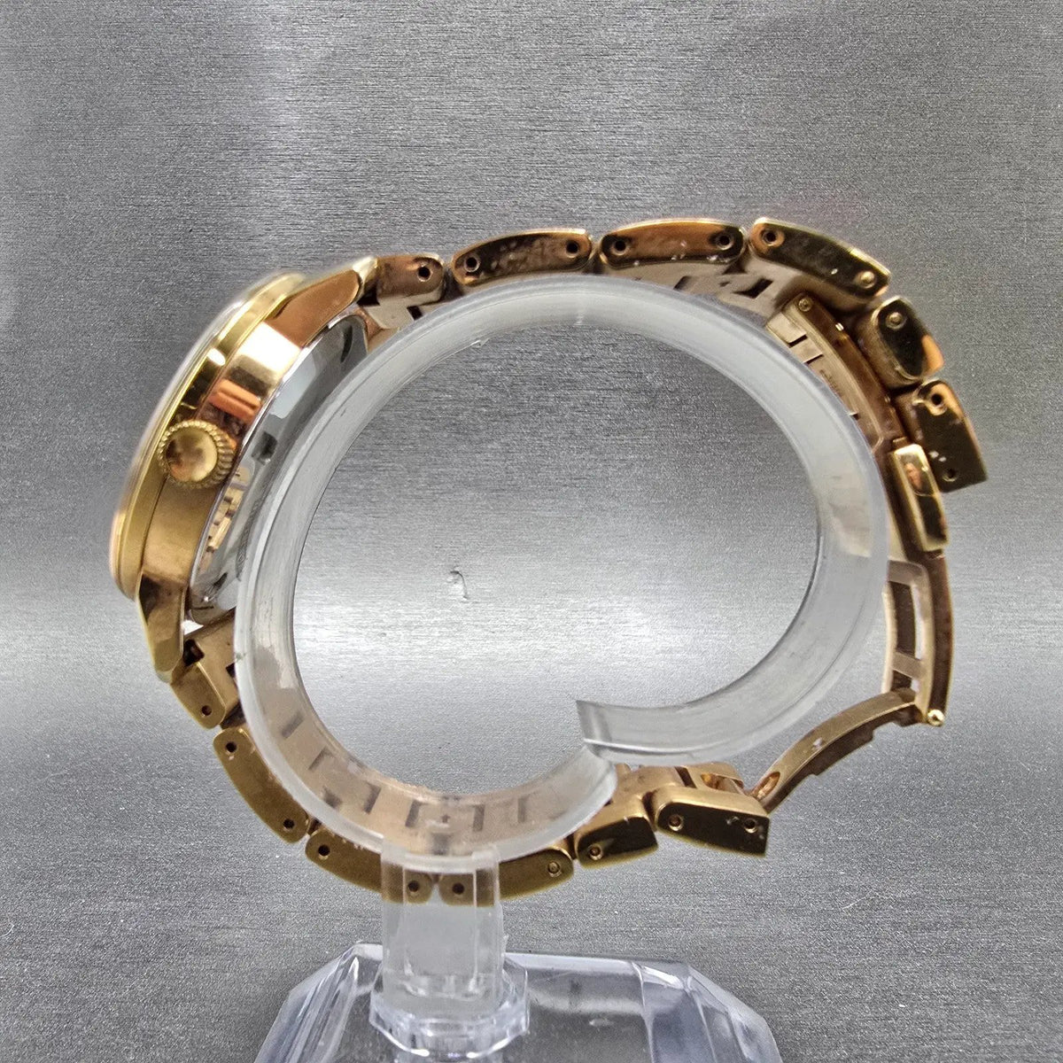 Movado Bold Watch Women 36mm Rose Dial Rose Gold Round 3600342 New Battery6