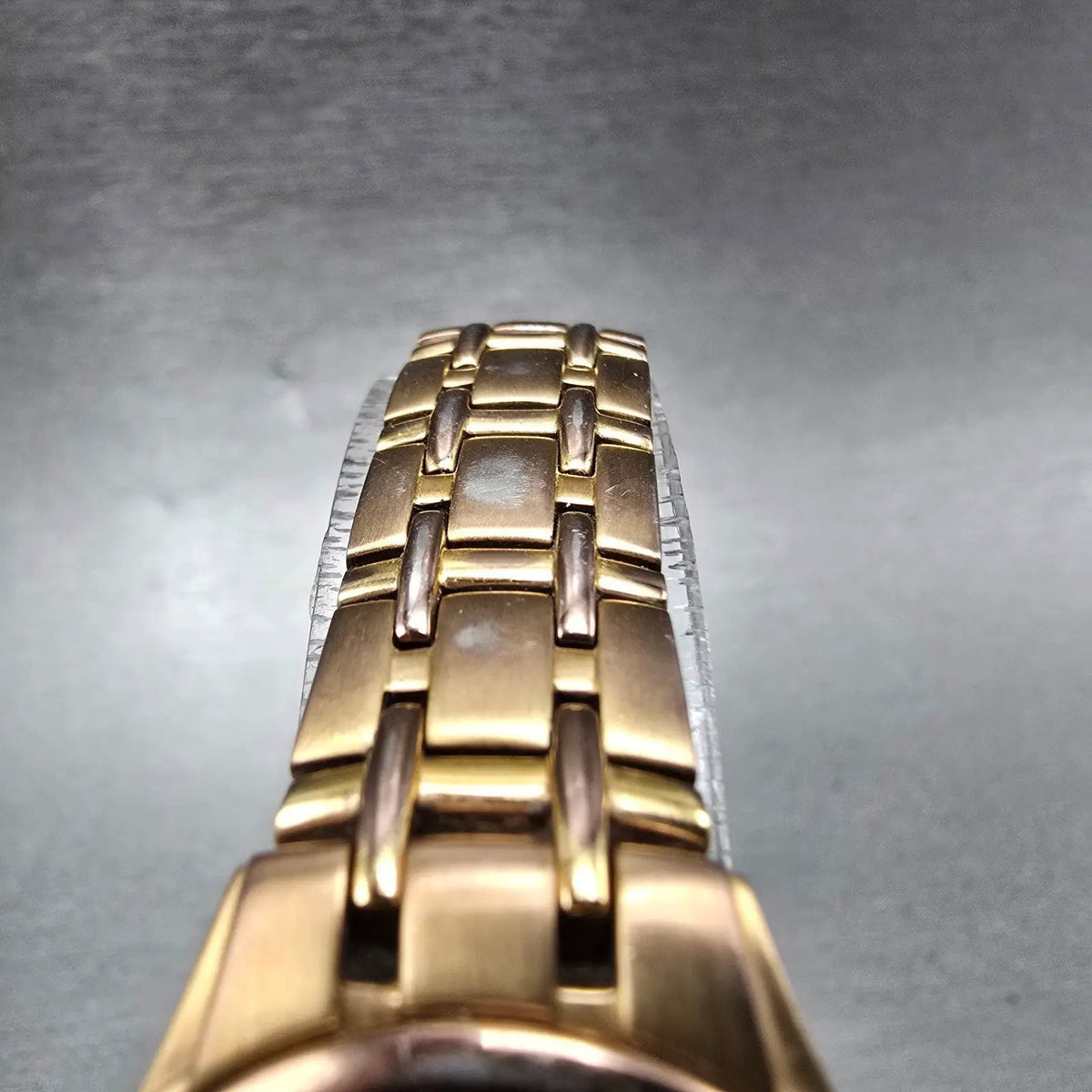 Citizen Eco-Drive Watch Women 25mm White Dial Rose Gold Date E011-S094526 Works4