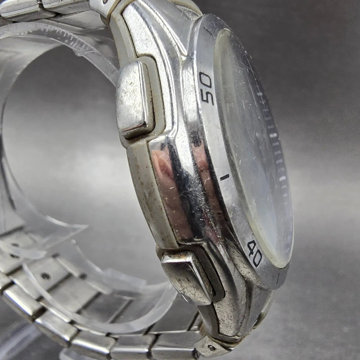 Casio Waveceptor WVQ-M410 Watch Men 43mm Blue Dial Silver Date Solar Runs JDM3