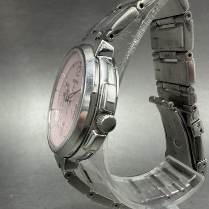Seiko Lukia Watch Women 33mm Pink Dial Silver Tone Daydate 5Y89-0B70 New Battery2