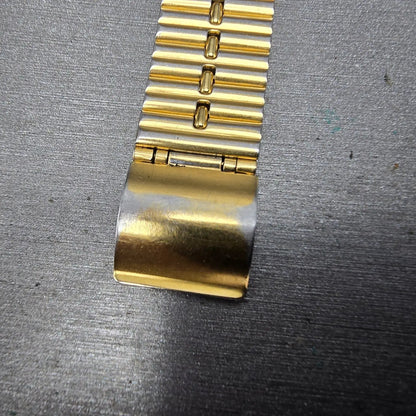 Seiko Bracelet 18mm Stainless Steel Gold Tone Vintage Japan Z1332L Broken Clasp4