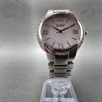 Citizen Eco-Drive Ciena Watch Women 35mm White Dial Steel Round EM0090-57A Runs5
