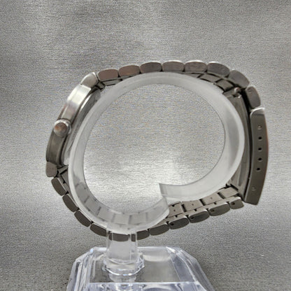 Calvin Klein Watch Men 34mm Gray Dial Stainless Steel Date Round New Battery6