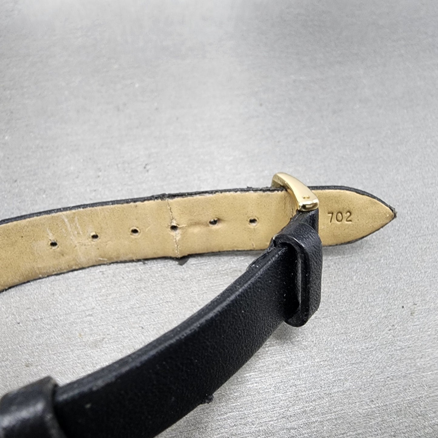 Movado Museum Watch Women 28mm Black Dial Gold Tone Round 87 E4 0823 New Battery12