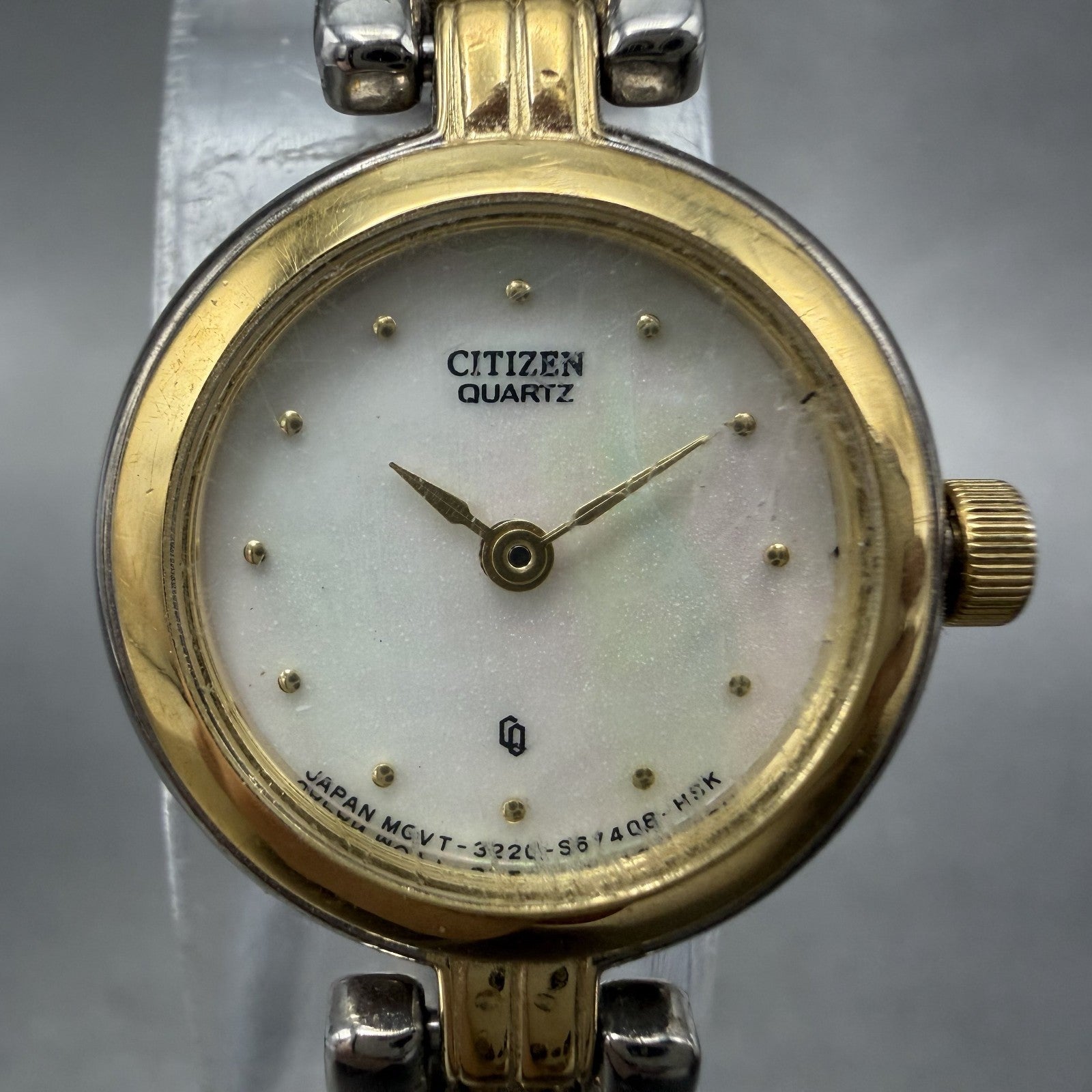 Citizen CQ Watch Women 20mm MOP Dial Two Tone Round 3220S24329 New Battery1