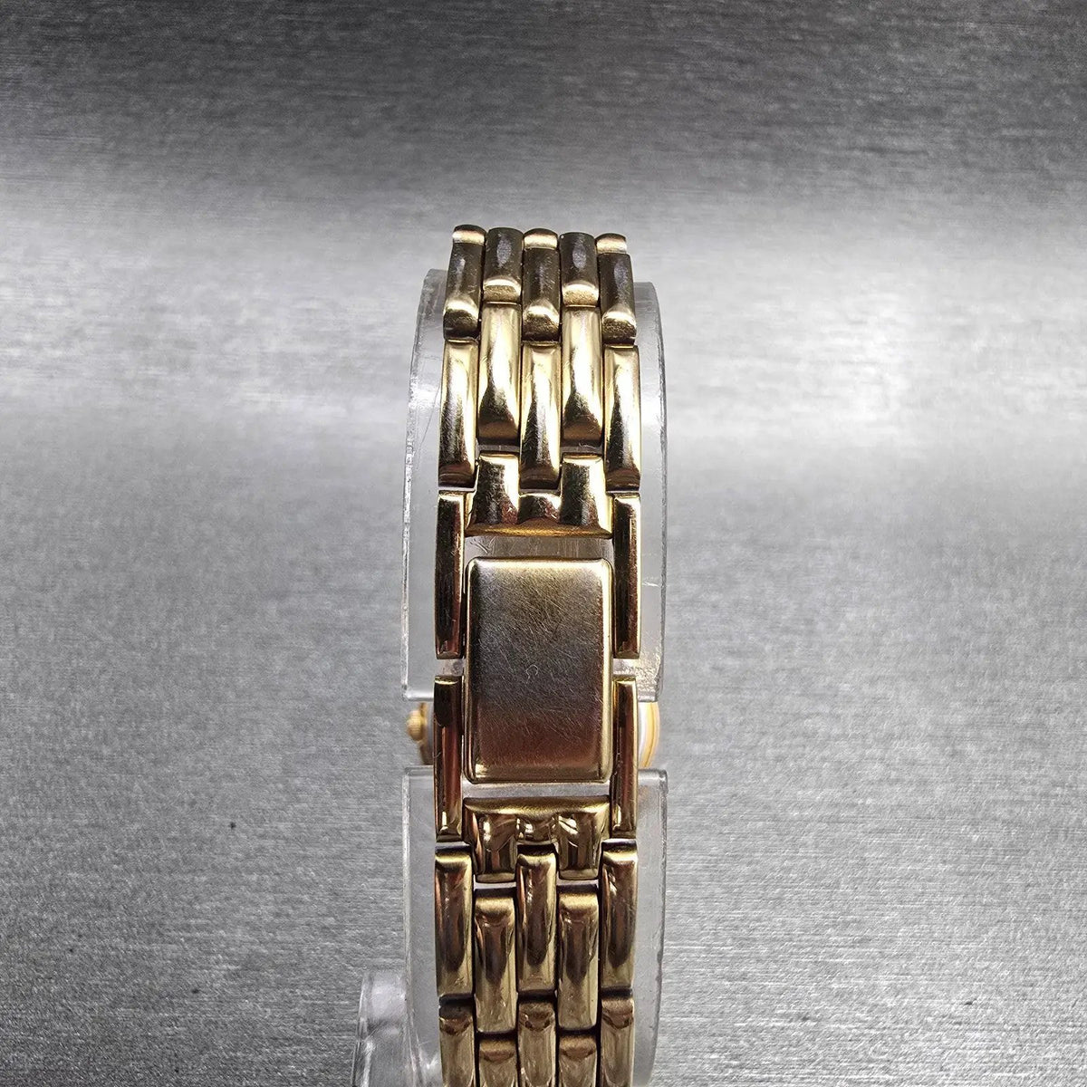 Seiko Watch Women 22mm Black Dial Gold Tone Round 1N00-0A99 New Battery VTG JP97