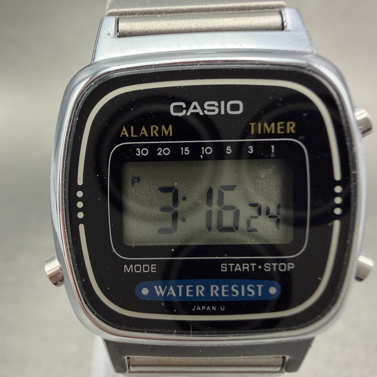 Casio Digital Watch Women 25mm Silver Alarm Chrono Daydate LA670W New Battery GR1