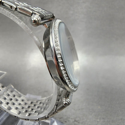 Fossil Lyric Watch Women 32mm Silver Dial Silver Tone ES4712 New Battery3