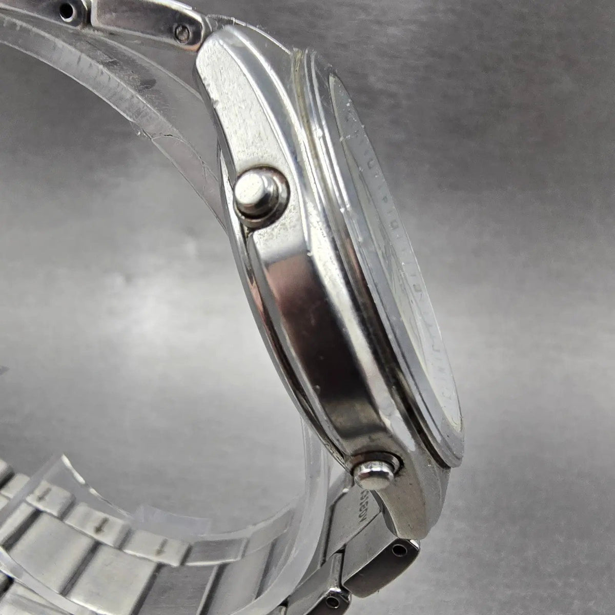 Casio Lineage Watch Men 38mm White Dial Steel Date LIW-120 Round PARTS4