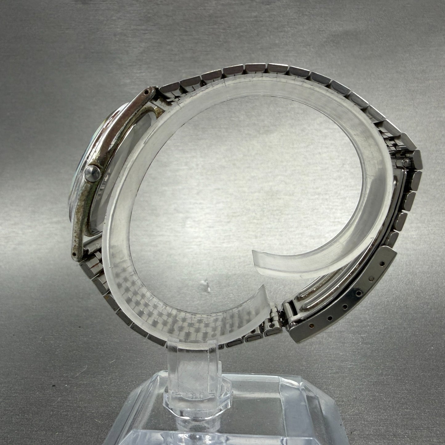 Orient VX Watch Unisex 32mm White Dial Silver Tone Round IT58517670 New Battery6