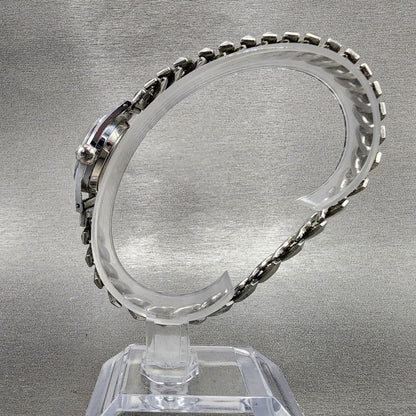 Croton Nivada Grenchen Aquamatic Watch Women 22mm Cream Dial Silver Tone Runs5