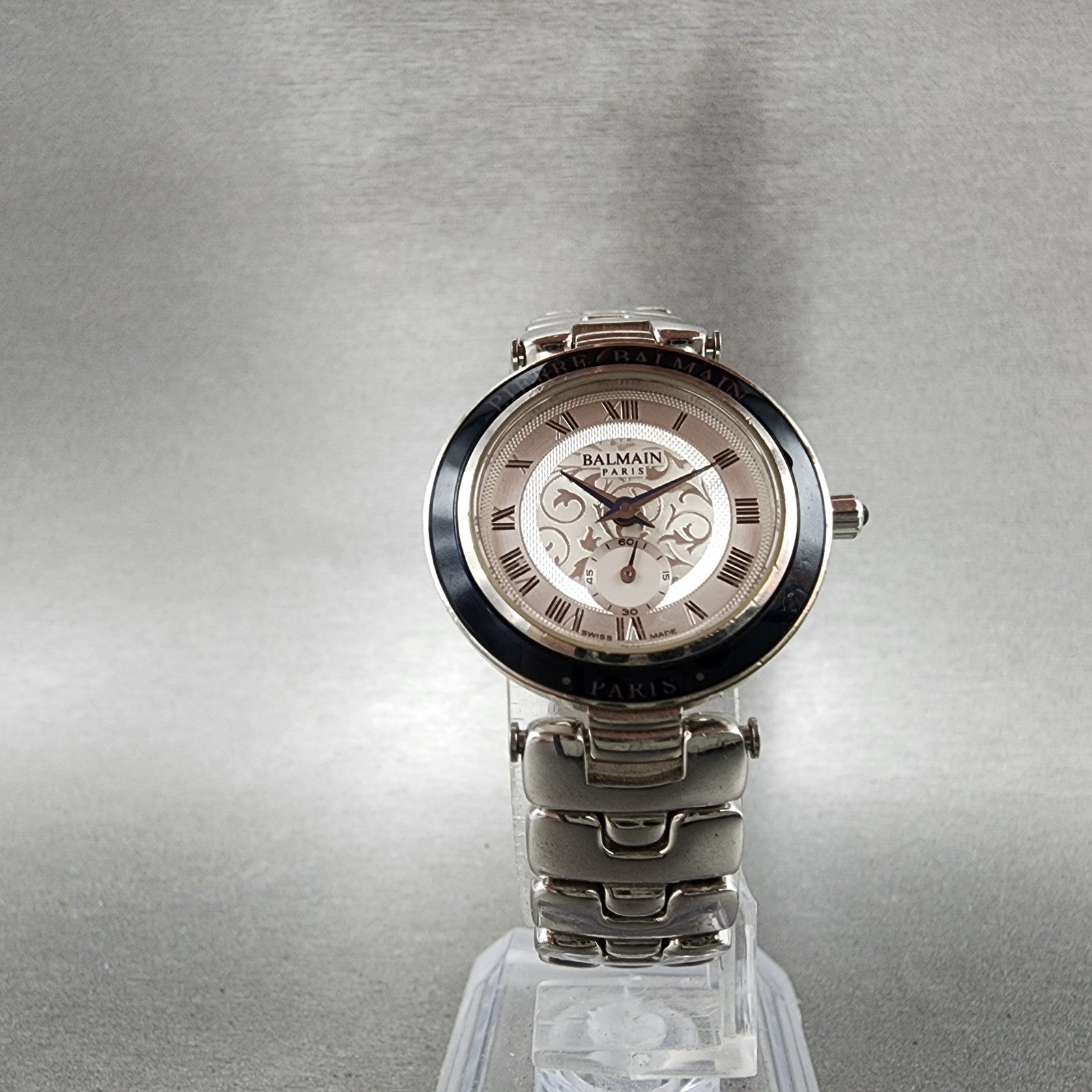 Balmain Watch Women 26mm Silver Dial Silver Tone Small Seconds  New Battery4