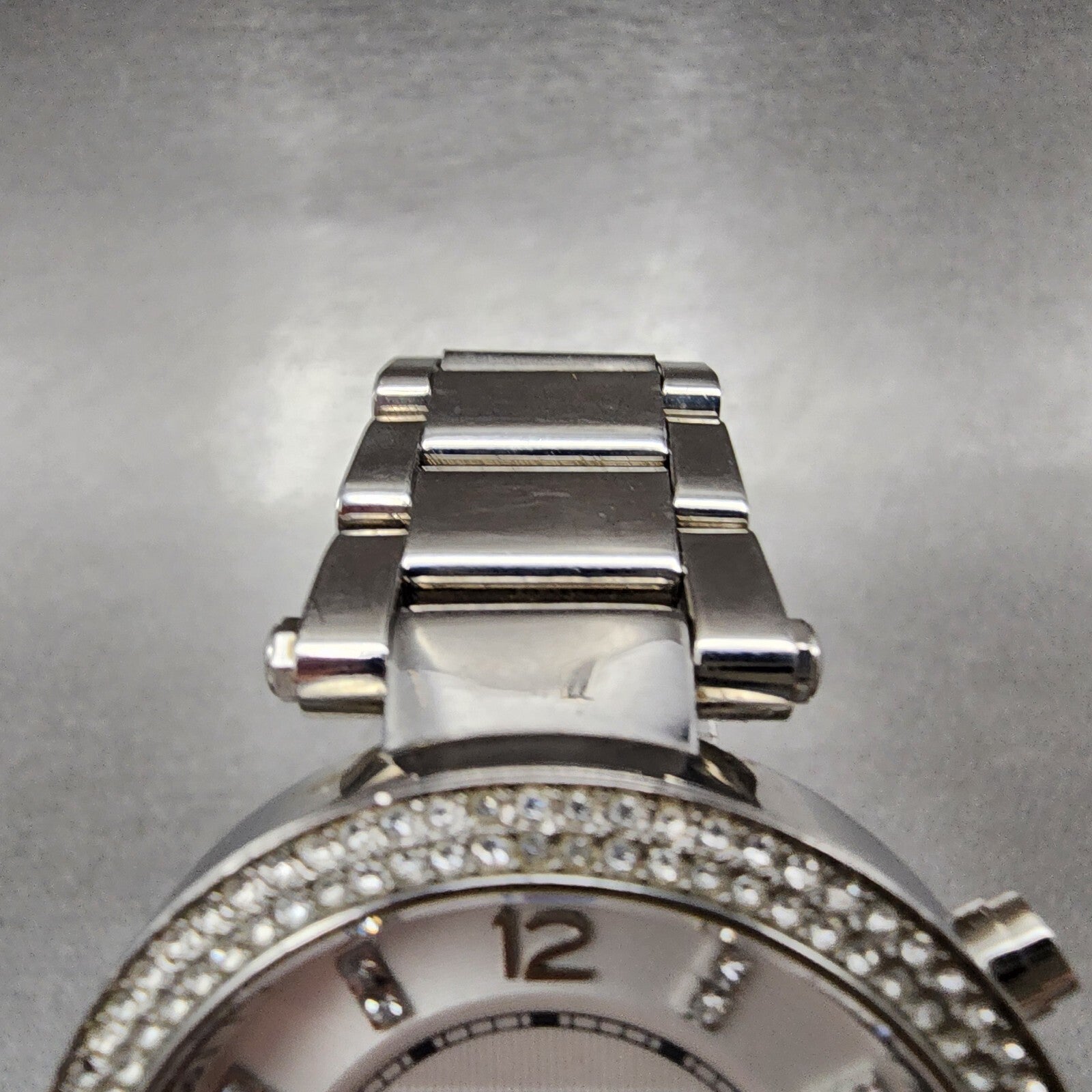 Michael kors Parker Chronograph Watch Women 39mm White Dial Steel Date New Batt4